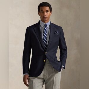 ❌SOLD❌ Iconic Ralph Lauren Navy Two Button Blazer, Size Men’s 38